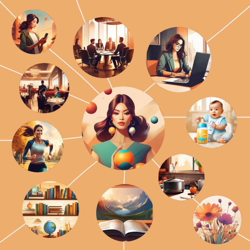 women juggle multiple roles